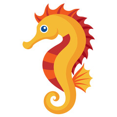Seahorse Vector Art | Clean and Simple Design