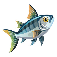 Shad Fish Vector Art | Clean and Simple Design