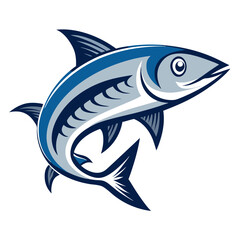 Isolated Tarpon Fish Clipart | Clean Vector Drawing