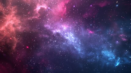 Naklejka premium Nebula Particle Cluster: Micro-Galactic Abstract