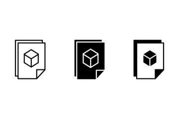 File Icon. Document icon vector. Paper icon.