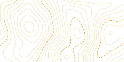 Abstract Topographic Pattern contour line map. Luxury gold abstract line art on transparent background image.