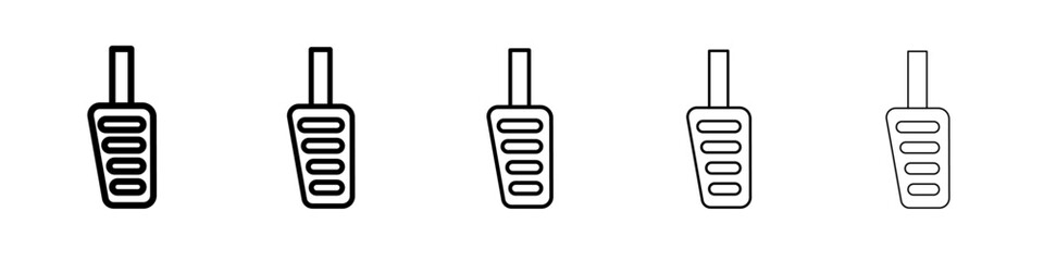 accelerator icon simple vector outline logo