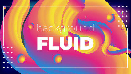 Gradient Background with 3D Fluid Shapes – Modern Abstract Liquid Forms for Trendy Web, App, and Graphic Design Projects