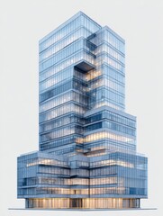 Obraz premium Modern architecture. office buildings. glass modern business centers. skyscrapers.Modern office building