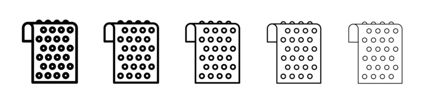 bubble wrap icon simple vector outline logo