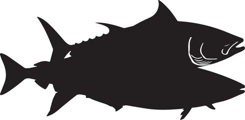 shark vinyl ready vector illustration