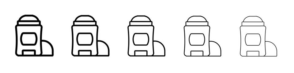 deodorant icon simple vector outline logo