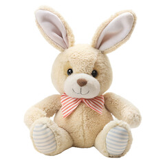 Fototapeta premium Cute bunny plush toy png – soft stuffed animal