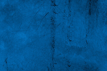 Old wall pattern texture cement blue dark abstract  blue color design are light with black gradient...