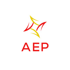 Modern AEP Letter Logo Vector Template 