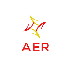 Modern AER Letter Logo Vector Template 