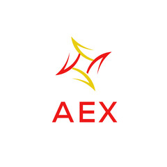 Modern AEX Letter Logo Vector Template 