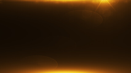 Golden sun flare.bright warm glow lens.abstract design