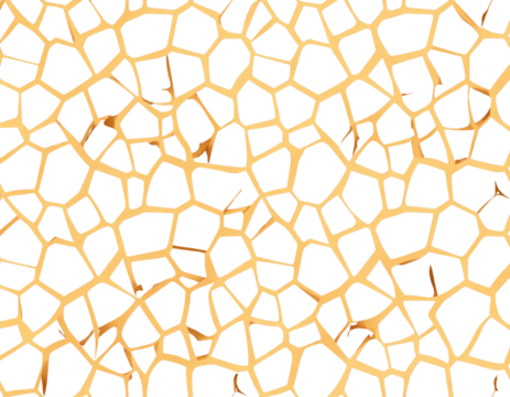  Flat Vector Giraffe Pattern Seamless Tile in Bold Safari Color Palette, Isolated on Transparent Background