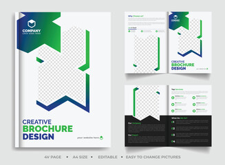 Modern Business Proposal Brochure Editable Corporate Design Layout