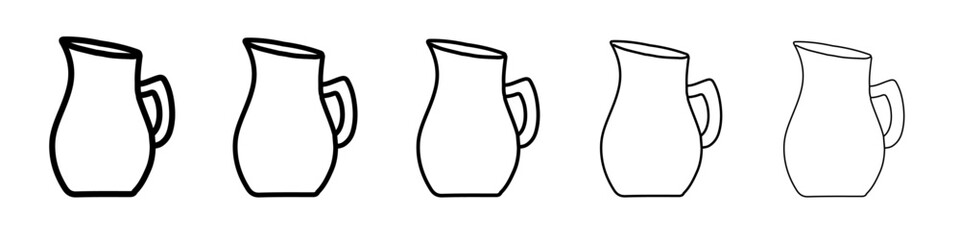 jug icon simple vector outline logo