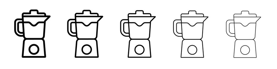 Obraz premium juicer icon simple vector outline logo