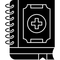 Obraz premium Medical Book Icon