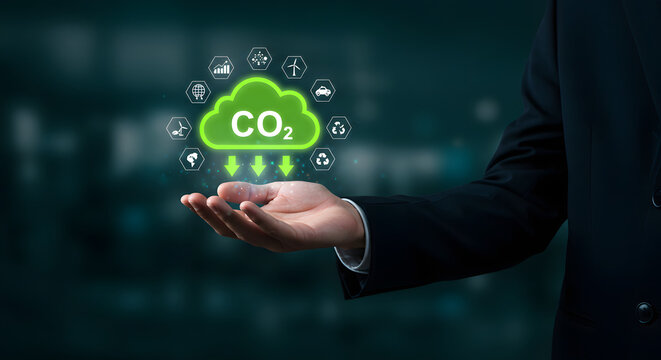 Reducing CO2 Emissions Concept