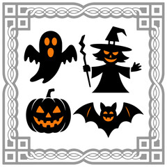 Halloween silhouette vector