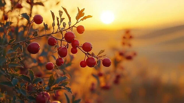 karonda on branch in rajasthan desert video