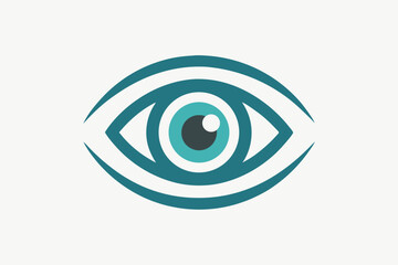 eye logo curved stroke style