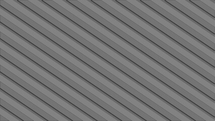 Obraz premium An abstract 3d stripes gray background. Diagonal layers texture with shadows.