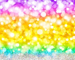 Vibrant colorful bokeh background