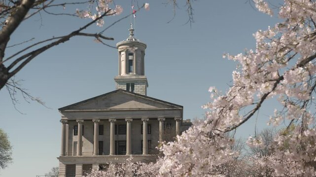 Tennessee Capitol blossoms in springtime beauty