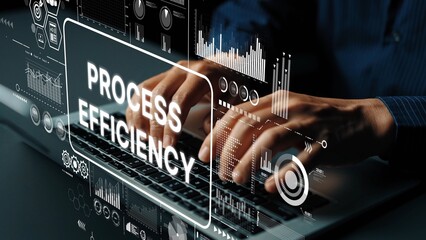 Optimizing Business Workflow through Digital Innovation and Process Efficiency in a Modern Workspace. Asymptotic smart data analytic. © InfiniteFlow