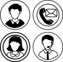 set of icons for business