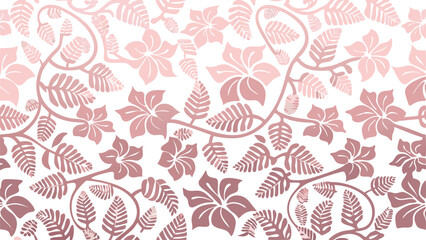 A Repeating Pattern Of Abstract Orchid - Seamless Animal Print Vector