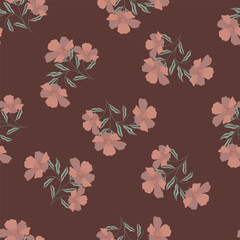 Seamless floral pattern, vintage background