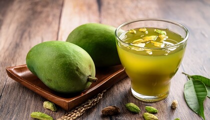 aam panna panha or salty and sweet green mango juice