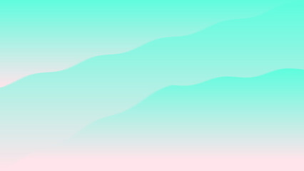 A smooth gradient background transitioning from pastel turquoise to soft pink, creating a calming and serene visual effect.