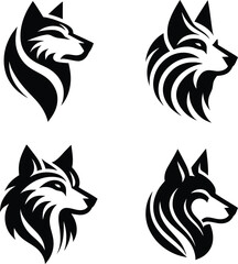 Lion Head Emblem Logo and iconLion Head Emblem Logo and icon