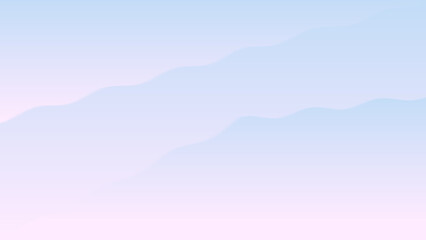 Soft, pastel-colored gradient with gentle waves of blue and pink, creating a serene and calming background effect.