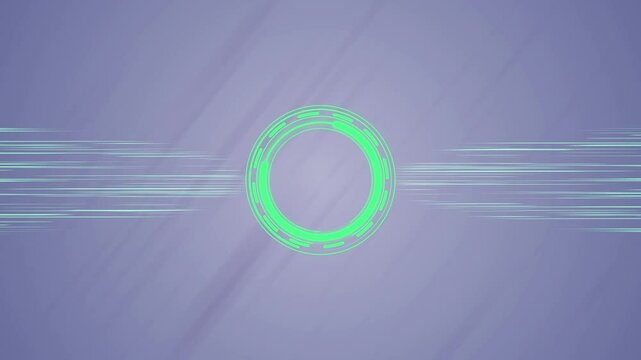 Animation of scope with icons and data processing over black background Image of scope scanning over data processing on black background - Powered by Adobe