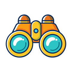 Brightly colored binoculars for exploration and discovery