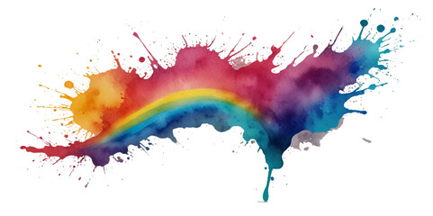 Beautiful rainbow holi festival background.  