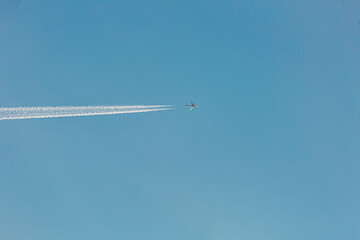 airplane in the sky