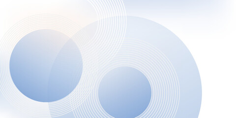 Abstract blue modern background with circle elements. Digital technology concept. vector illustration