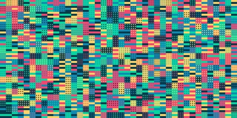 Abstract art with shapes