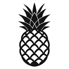 Obraz premium pineapple on white