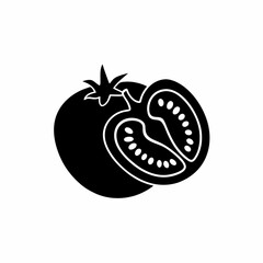 creative details Tomato outline icon vector illustration