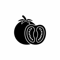 creative details Tomato outline icon vector illustration