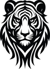 Tiger Head Logo and illustrationTiger Head Logo and illustration