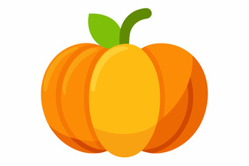 pumpkin vector illustration, halloween pumpkin isolated