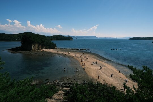 view of the beach